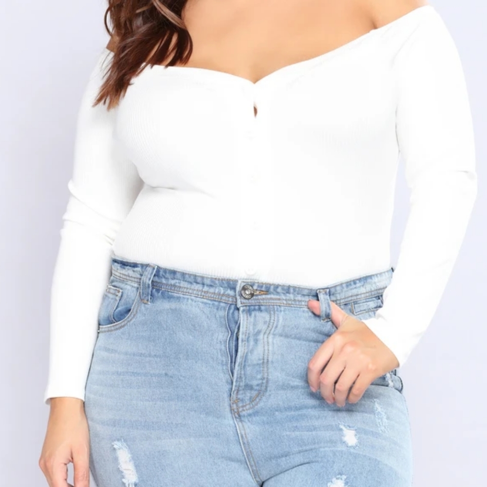 Off shoulder bodysuit